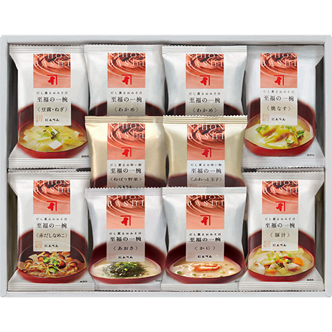 至福の一椀 おみそ汁・お吸い物詰合せ(14個入り)