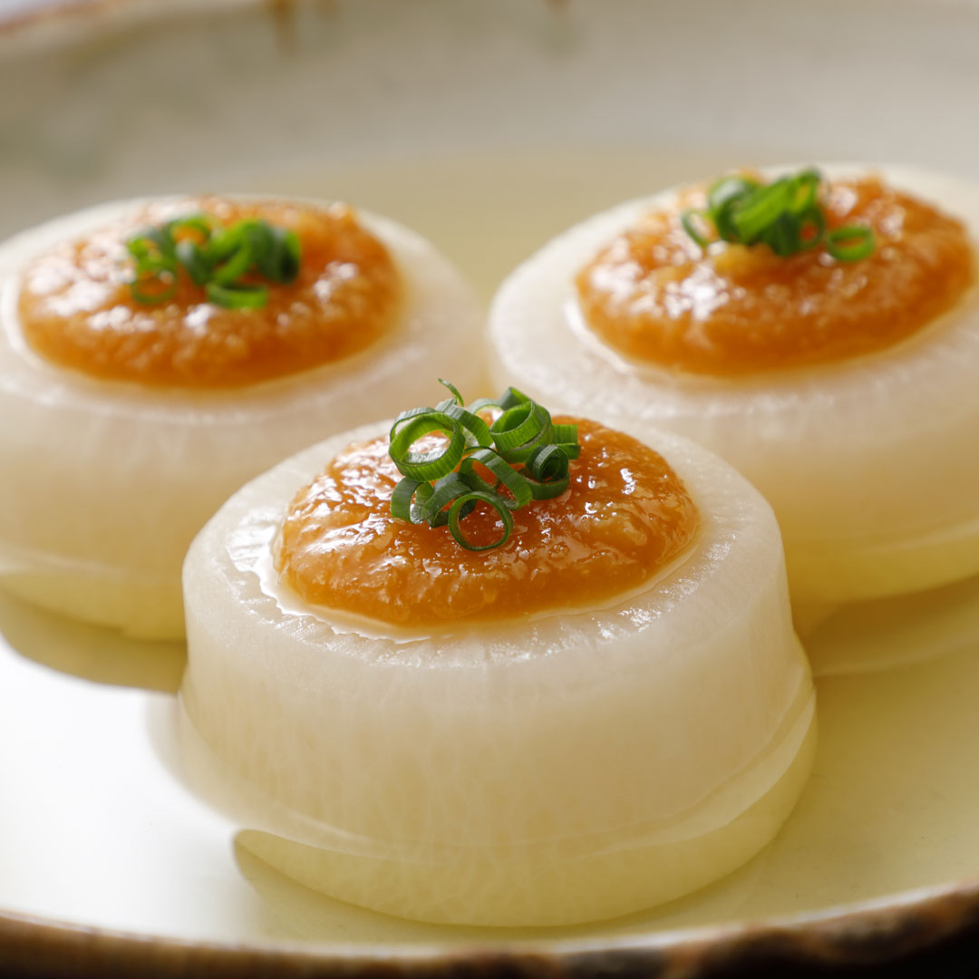 焼あごだしのふろふき大根