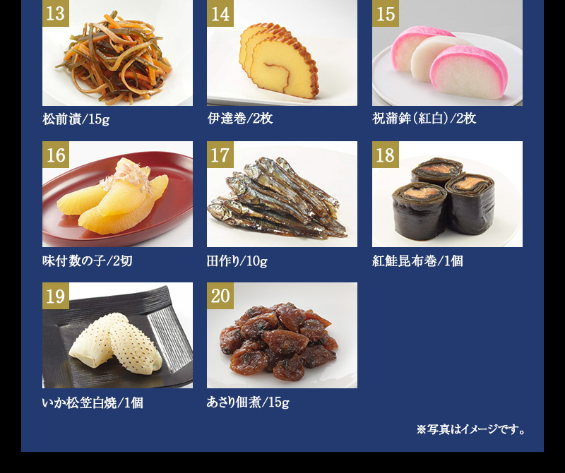 おせち「和の華（なごみのはな）  一段重（一人前）」