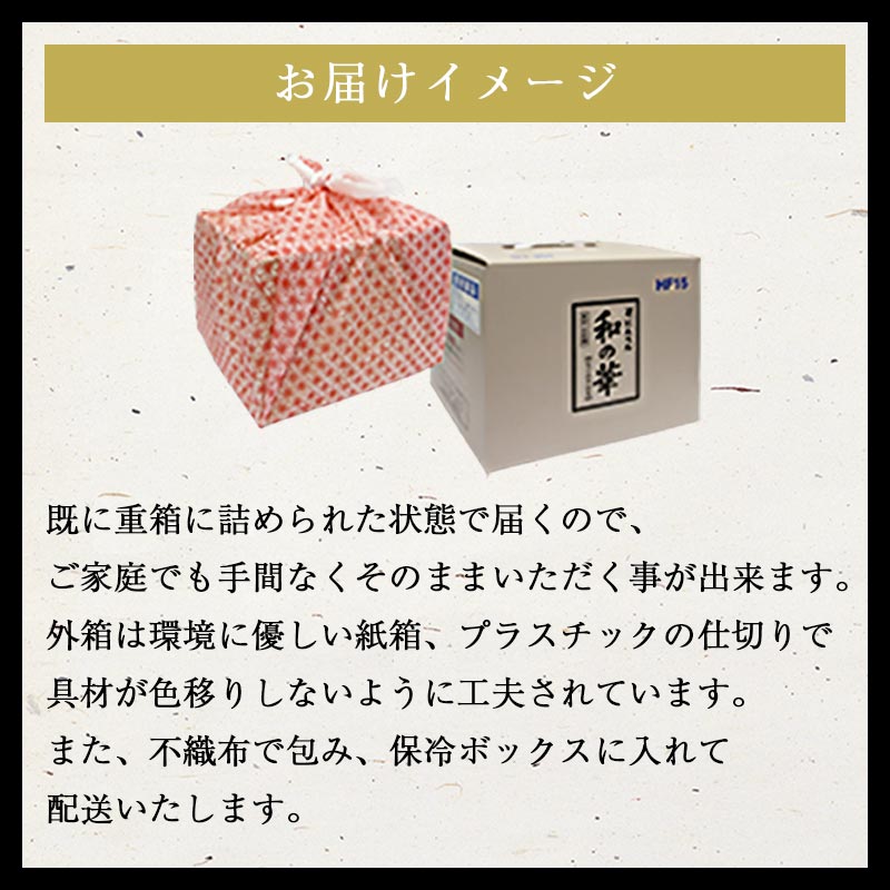 おせち【和の華(なごみのはな)一段重】