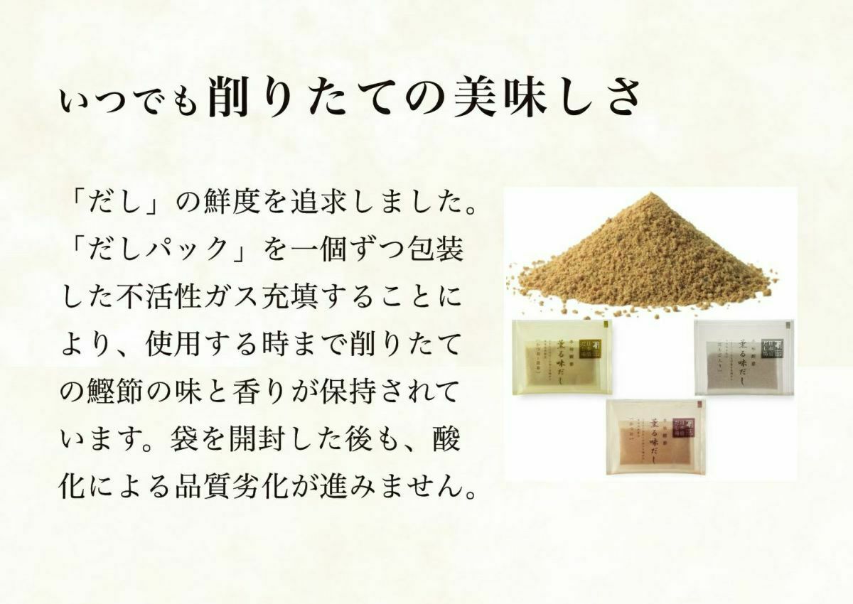 本枯鰹節 薫る味だし(焼あご入り)11袋入